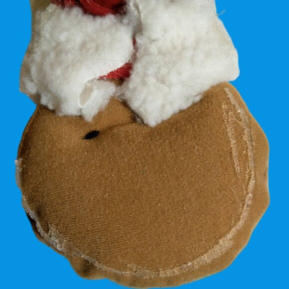 Christmas Cat Plush Applique Santa Hat Craft - Picture 6 of 6